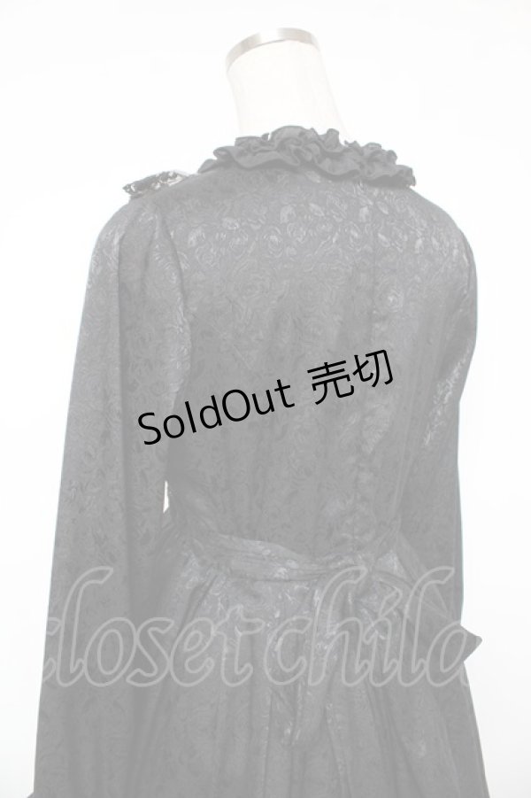 画像5: Pina sweetcollection / ローズジャガードワンピース  黒 Y-26-01-16-172-LO-OP-SZ-ZY (5)