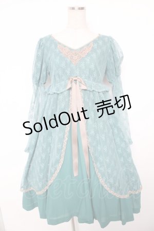 画像: Victorian maiden / ジュリエットレースリボンドレス  グリーン Y-26-01-16-173-CL-OP-SZ-ZY