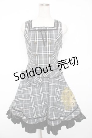 画像: ALICE and the PIRATES / Lucian Martinエンブレムジャンパースカート  グレー Y-26-01-16-175-PA-OP-SZ-ZY