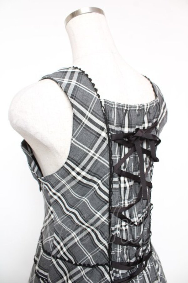 画像5: ALICE and the PIRATES / Lucian Martinエンブレムジャンパースカート  グレー Y-26-01-16-175-PA-OP-SZ-ZY (5)