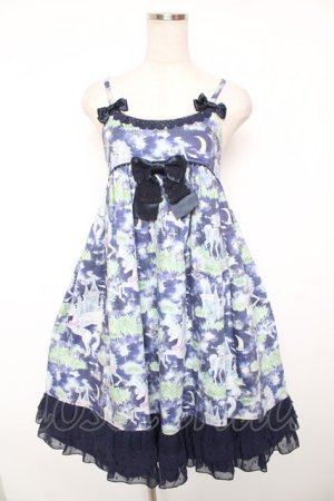 画像: ALICE and the PIRATES / Paraiso du un UnicornジャンパースカートII型  紺 Y-26-01-16-177-PA-OP-SZ-ZY