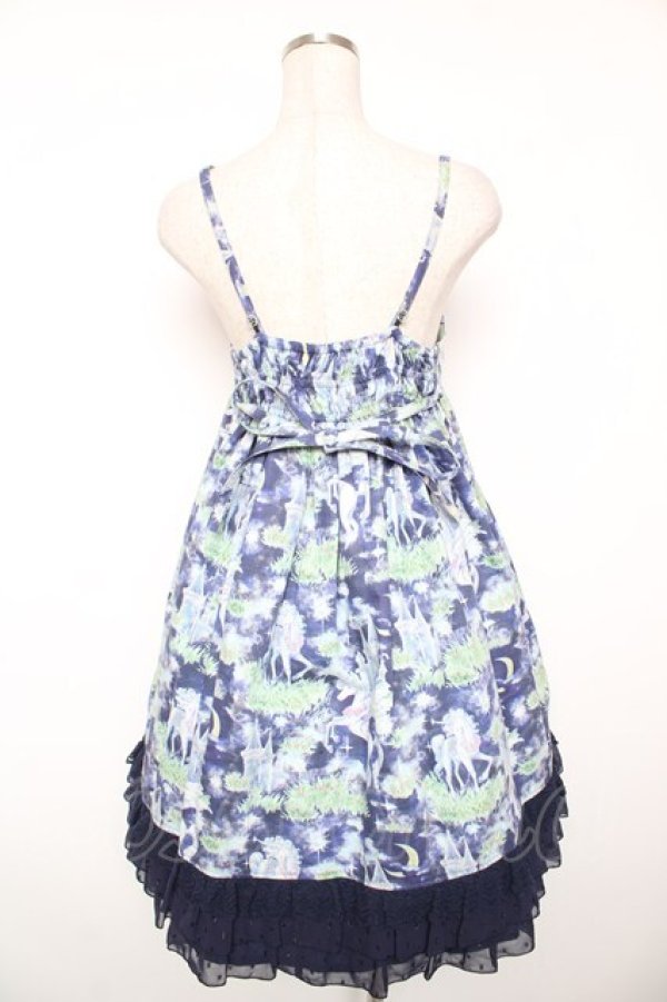 画像2: ALICE and the PIRATES / Paraiso du un UnicornジャンパースカートII型  紺 Y-26-01-16-177-PA-OP-SZ-ZY (2)