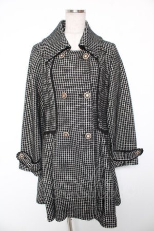 画像: axes femme / ラメツイードコート M 黒 Y-26-01-16-178-AX-JA-SZ-ZY