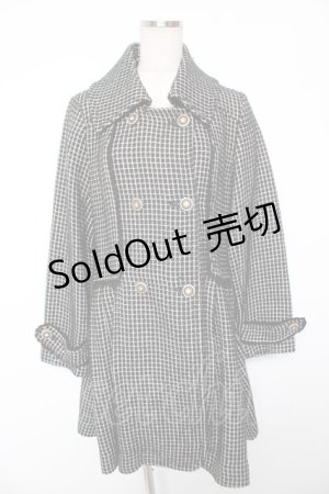 画像: axes femme / ラメツイードコート M 黒 Y-26-01-16-178-AX-JA-SZ-ZI