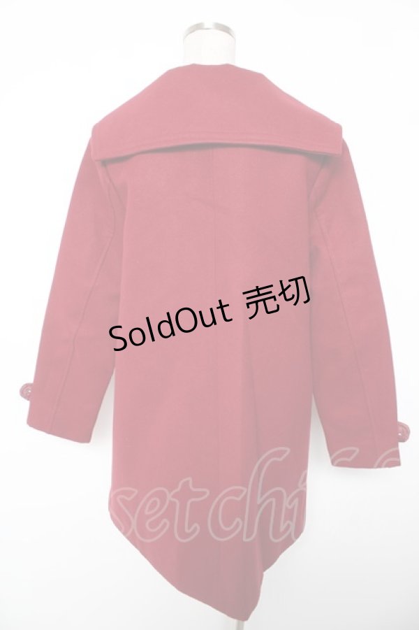 画像2: F i.n.t / リボンセーラーダッフルコート F レッド Y-26-01-16-181-CA-CO-SZ-ZI (2)