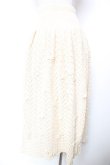 画像2: INGEBORG / 立体モチーフ付きニットスカート  生成り Y-26-01-16-188-LO-SK-SZ-ZY (2)