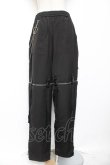 画像2: THICC / ジップワイドカーゴパンツ  ブラック Y-26-01-16-192-PU-PA-SZ-ZY (2)