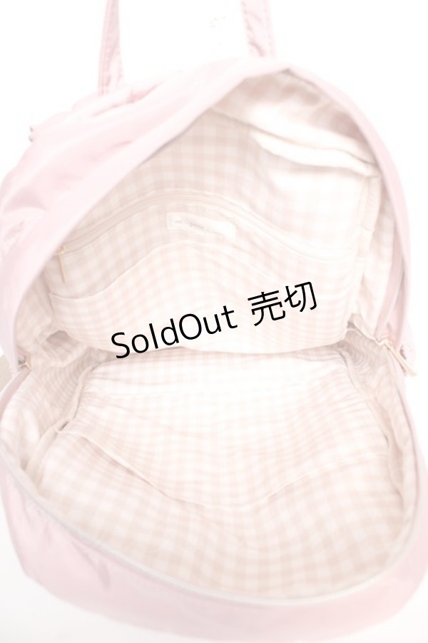画像3: m petit by misako / TT*AM*フリルリュックサック  中桃 Y-26-01-16-024-LO-BG-SZ-ZTK021 (3)