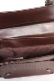 画像3: axes femme / 型押しサッチェルバッグ  茶 Y-26-01-16-025-AX-BG-SZ-ZY (3)