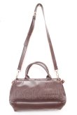 画像2: m petit by misako / AMレースアップ 2WAY トートバッグ  茶 Y-26-01-16-026-LO-BG-SZ-ZY (2)