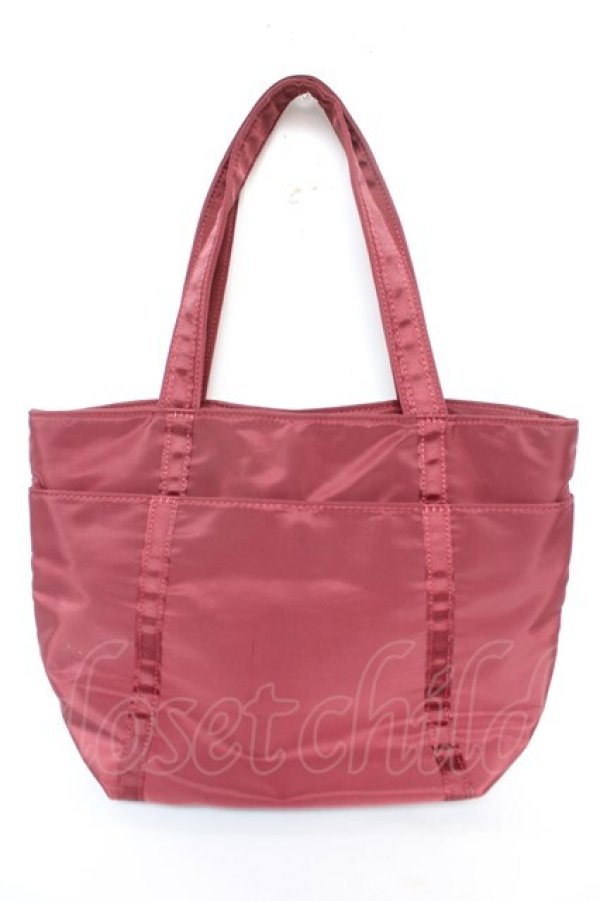 画像2: m petit by misako / NINA’Sコラボリボントートバッグ  濃赤 Y-26-01-16-030-LO-BG-SZ-ZY (2)