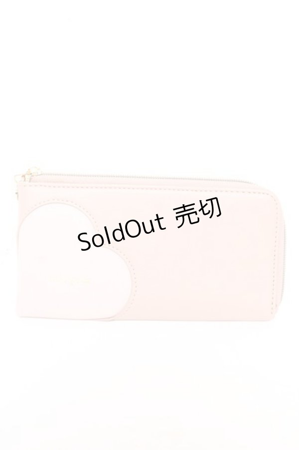 画像1: m petit by misako / 長財布  中桃 Y-26-01-16-033-LO-ZA-SZ-ZY (1)