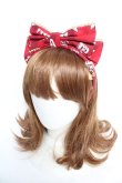 画像1: Angelic Pretty / Fantasy Theaterカチューシャ  赤 Y-26-01-16-035-AP-AC-SZ-ZY (1)