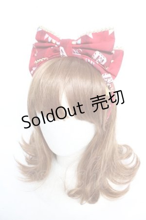 画像: Angelic Pretty / Fantasy Theaterカチューシャ  赤 Y-26-01-16-035-AP-AC-SZ-ZY