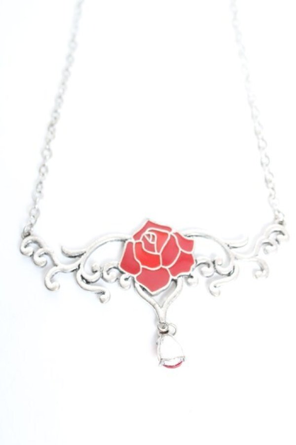 画像1: OZZ ANGELO / ローズネックレス  シルバー Y-26-01-18-001-OO-AC-SZ-ZY (1)