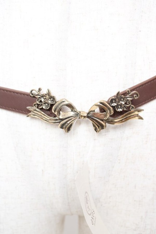 画像1: axes femme POETIQUE / リトルリボンゴムベルト  Aゴールド Y-26-01-18-006-AX-ZA-SZ-ZY (1)