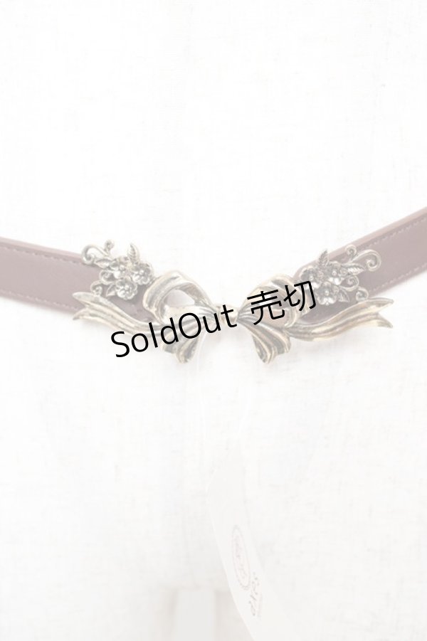 画像1: axes femme POETIQUE / リトルリボンゴムベルト  Aゴールド Y-26-01-18-006-AX-ZA-SZ-ZY (1)