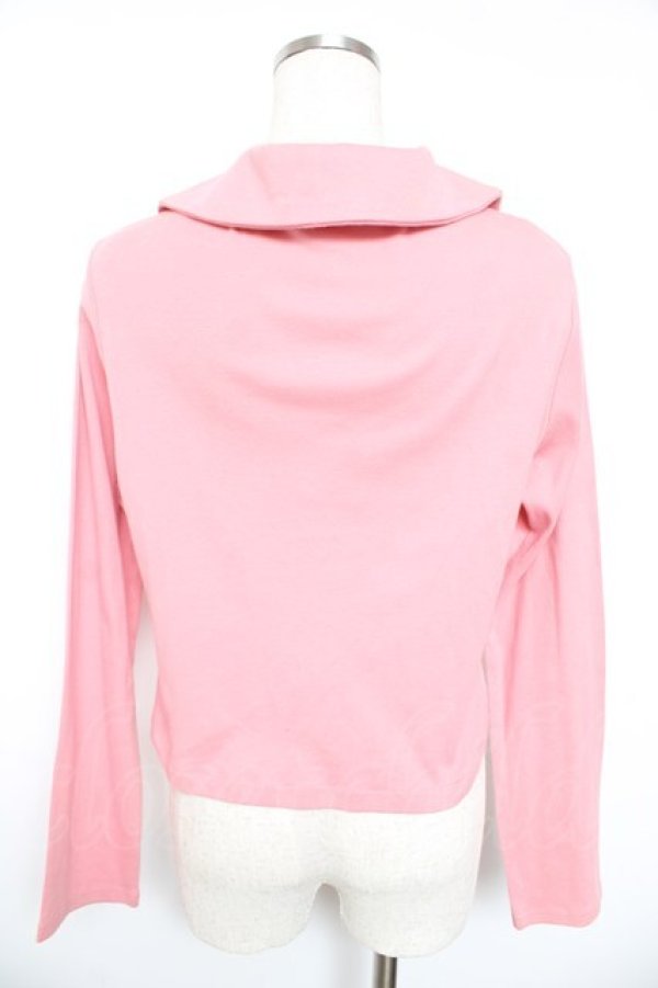 画像2: PEACE NOW / 襟デザインカーディガン  ピンク Y-26-01-18-041-PU-TO-SZ-ZY (2)