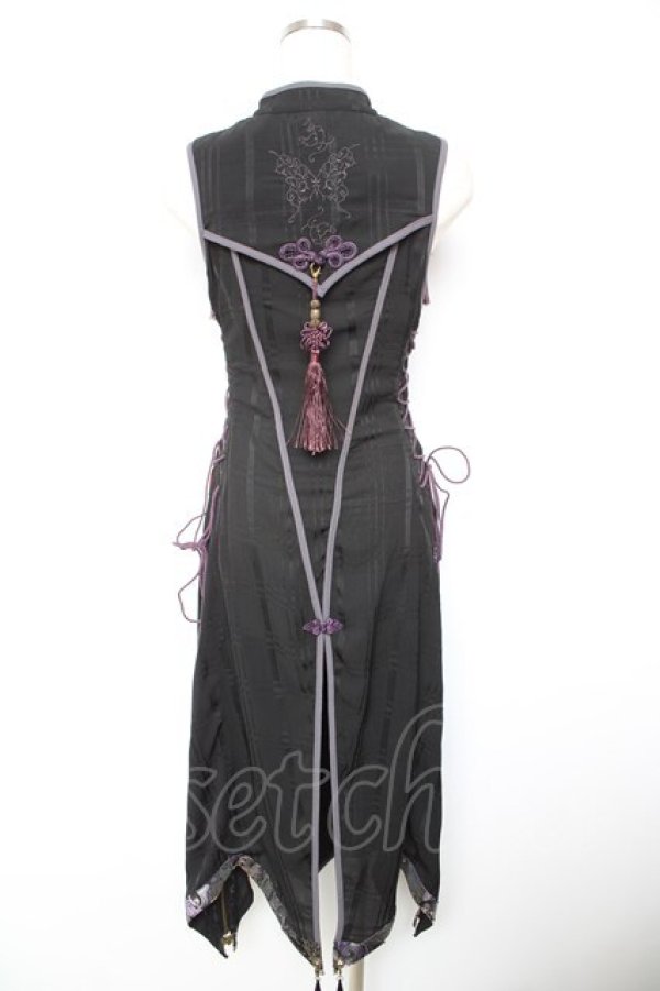 画像2: Ozz oneste / 颯流歌月ワンピース  黒 Y-26-01-18-049-OO-OP-SZ-ZY (2)