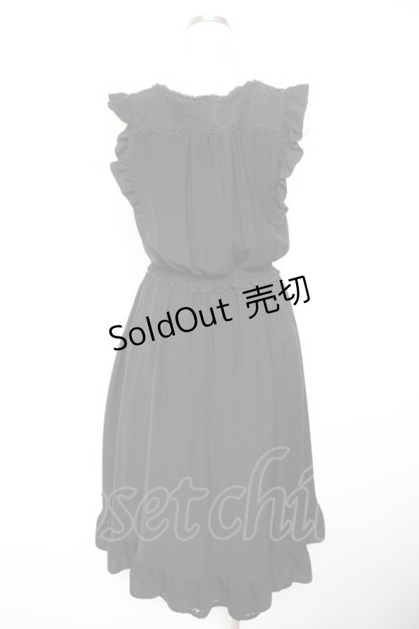 画像2: axes femme / ジップデザインワンピース M 黒 Y-26-01-18-052-AX-OP-SZ-ZY (2)