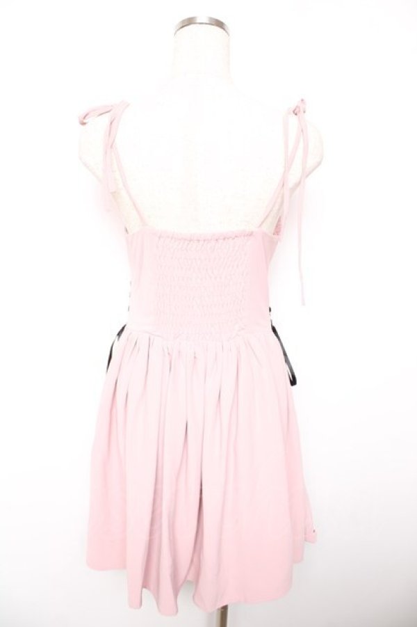 画像2: To Alice / フロントジップキャミワンピ  ピンク Y-26-01-18-062-LO-OP-SZ-ZY (2)