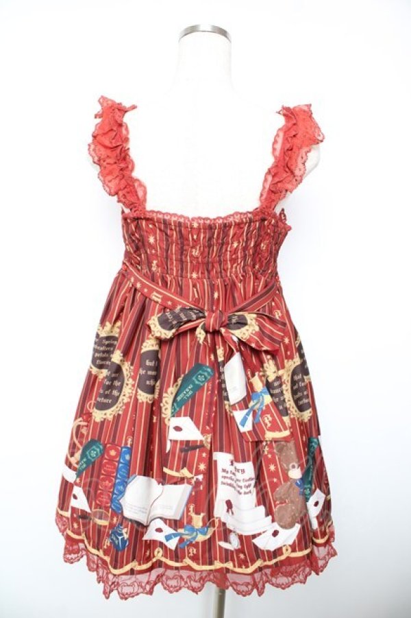 画像2: Doll Paradise / スロライプジャンパースカート  赤 Y-26-01-18-063-LO-OP-SZ-ZY (2)