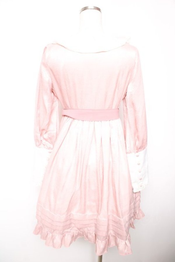画像2: To Alice / フロント編み上げワンピース  ピンク Y-26-01-18-064-LO-OP-SZ-ZY (2)
