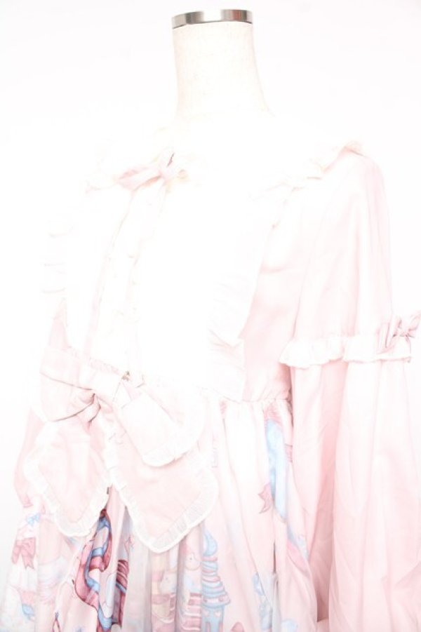 画像3: Honey Peach Lolita / カーニバル柄ワンピース  ピンク Y-26-01-18-065-LO-OP-SZ-ZY (3)