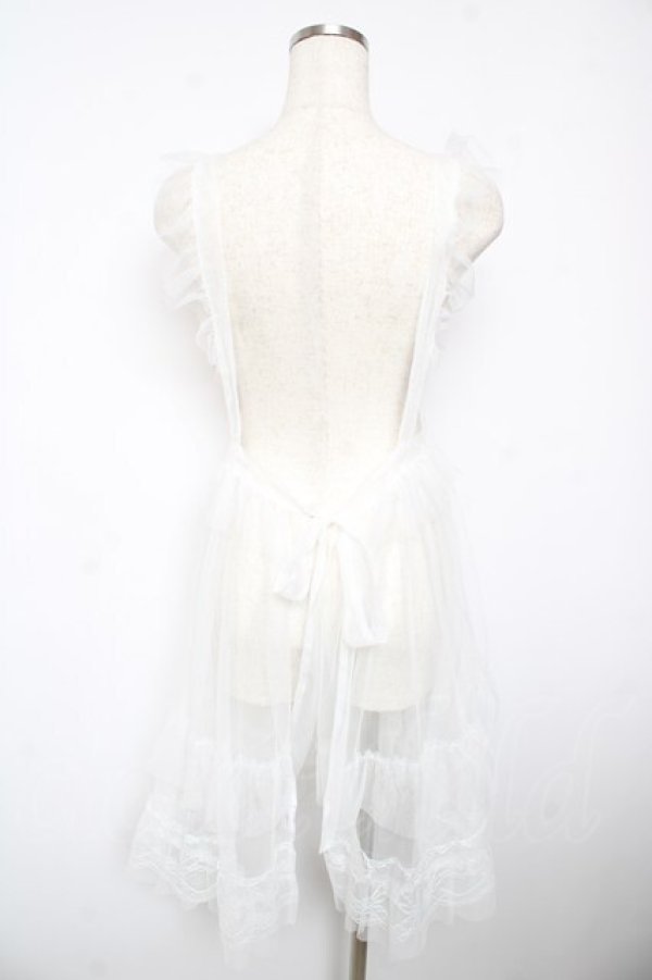 画像2: FLC / 星名桜子 hsチュールエプロンジャンスカ L 淡白 Y-26-01-18-068-LO-OP-SZ-ZY (2)