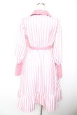 画像2: CHIP CLIP / AIスソクマストライプワンピース L 淡桃 Y-26-01-18-072-LO-OP-SZ-ZY (2)