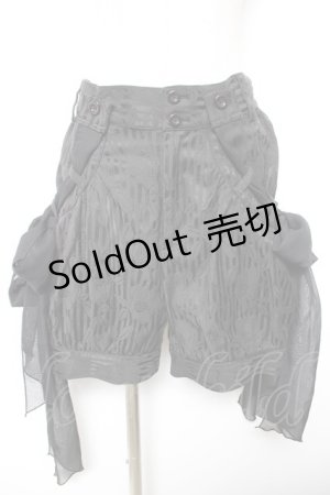 画像: BPN / ジャガードハーフパンツ M 黒 Y-26-01-18-075-GO-PA-SZ-ZY