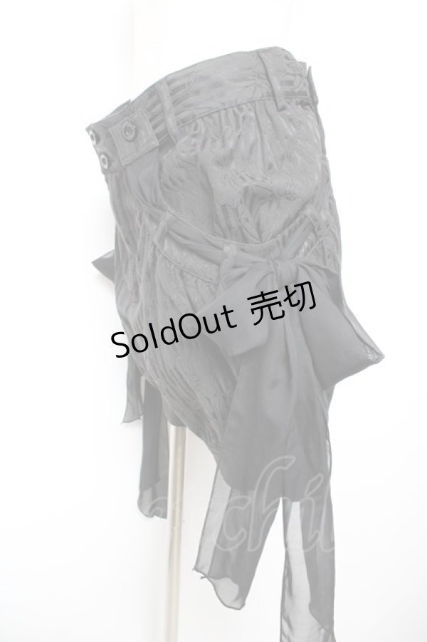 画像3: BPN / ジャガードハーフパンツ M 黒 Y-26-01-18-075-GO-PA-SZ-ZY (3)