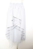 画像2: axes femme POETIQUE / バックフリルレースアップスカート M サックス Y-26-01-18-088-AX-SK-SZ-ZY (2)