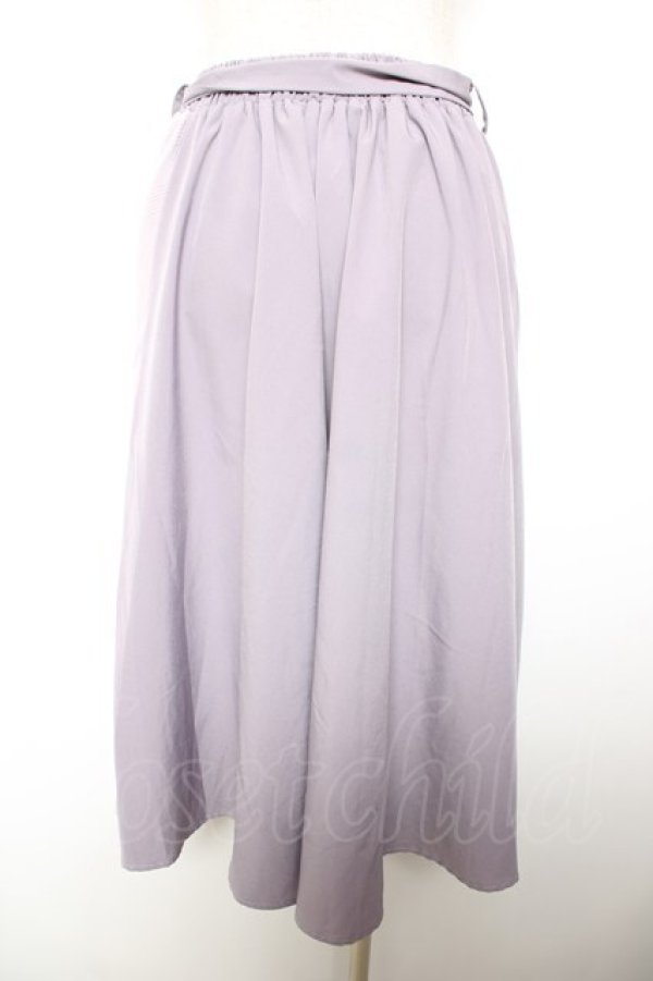 画像2: axes femme / フリル切替スカート M ラベンダー Y-26-01-18-099-AX-SK-SZ-ZY (2)