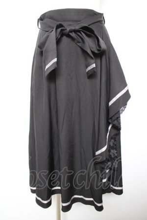 画像: axes femme / ラッフルフリルスカート F 黒 Y-26-01-18-101-AX-SK-SZ-ZY