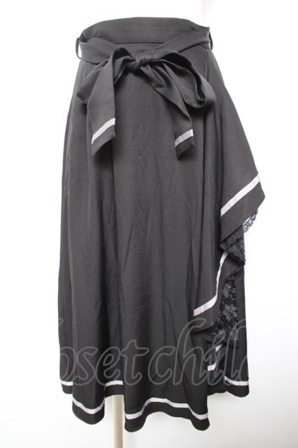 画像1: axes femme / ラッフルフリルスカート F 黒 Y-26-01-18-101-AX-SK-SZ-ZY (1)