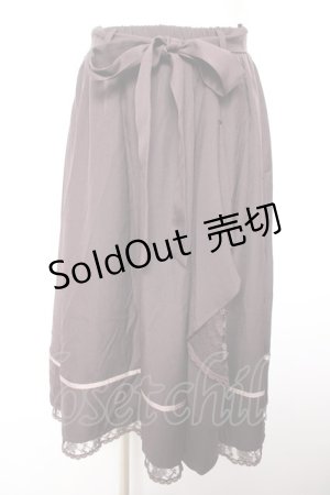 画像: axes femme / マルチWAYフリルスカート F Dブラウン Y-26-01-18-104-AX-SK-SZ-ZS