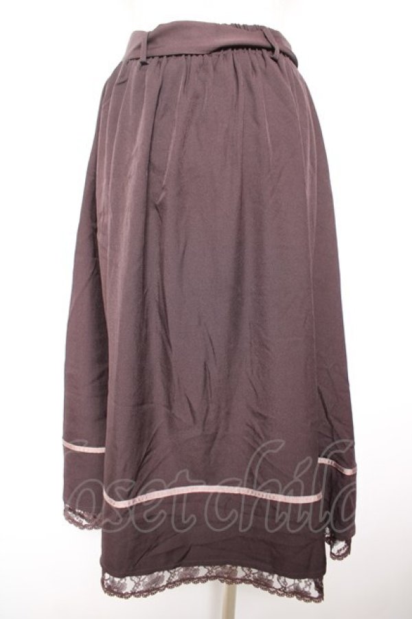 画像2: axes femme / マルチWAYフリルスカート F Dブラウン Y-26-01-18-104-AX-SK-SZ-ZY (2)