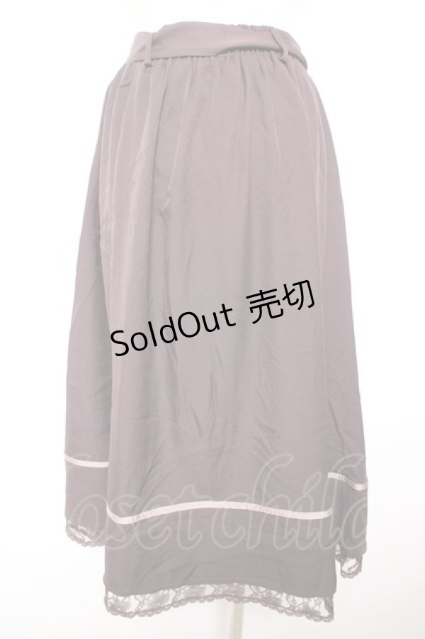 画像2: axes femme / マルチWAYフリルスカート F Dブラウン Y-26-01-18-104-AX-SK-SZ-ZS (2)