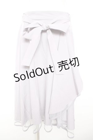 画像: axes femme / パイピングチュールフリルスカート M ラベンダー Y-26-01-18-108-AX-SK-SZ-ZS