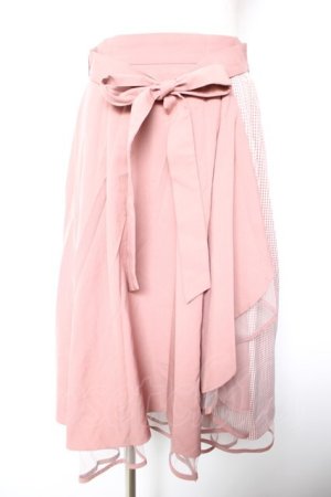 画像: axes femme / パイピングチュールフリルスカート M ピンク Y-26-01-18-110-AX-SK-SZ-ZY