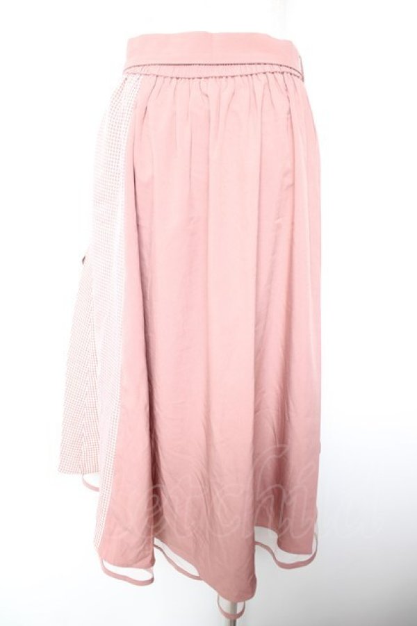 画像2: axes femme / パイピングチュールフリルスカート M ピンク Y-26-01-18-110-AX-SK-SZ-ZY (2)