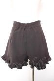 画像2: Honey Cinnamon / レースアップフリルショートパンツ F 黒 Y-26-01-18-114-LO-PA-SZ-ZY (2)