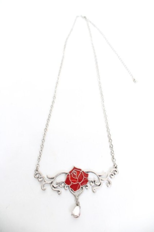 画像3: OZZ ANGELO / ローズネックレス  シルバー Y-26-01-18-001-OO-AC-SZ-ZY (3)