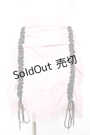 画像: Swankiss / gather S/K F ピンク Y-26-01-18-117-CA-SK-SZ-ZI