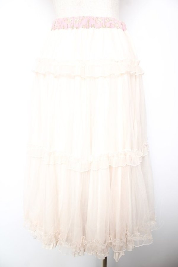 画像4: m petit by misako / NINA'Sギャザースカート M 中桃 Y-26-01-18-121-LO-SK-SZ-ZY (4)