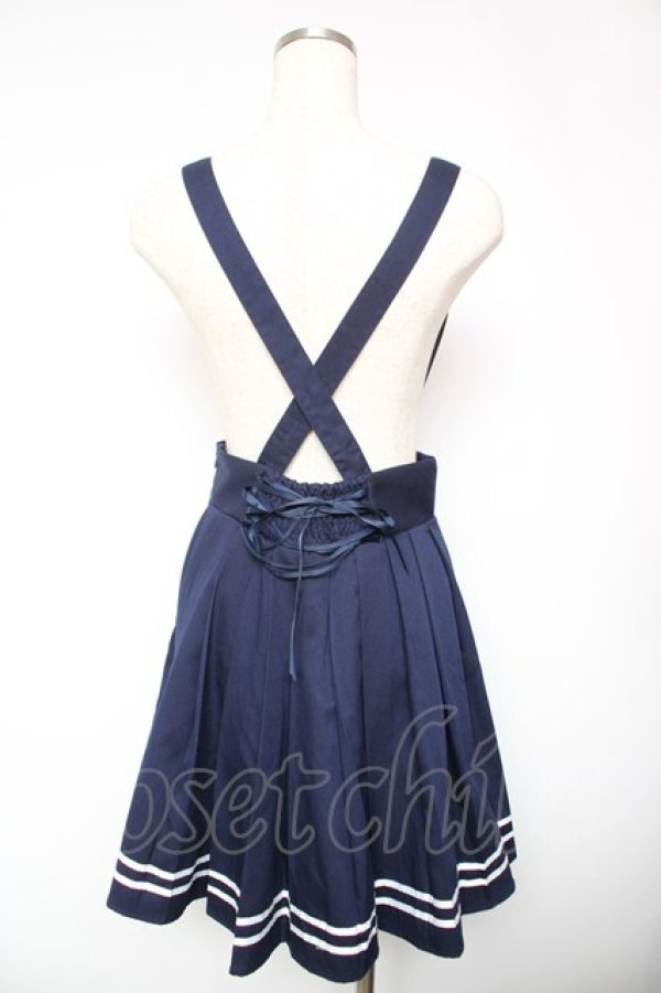 画像2: Amavel / プリーツマリンスカパン  ネイビー Y-26-01-18-125-CA-PA-SZ-ZY (2)