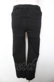 画像2: axes femme / 編み上げストレッチスキニーパンツ M 黒 Y-26-01-18-130-AX-PA-SZ-ZY (2)