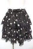 画像1: metamorphose / Heart Print　スカート  黒 Y-26-01-18-137-ME-SK-SZ-ZY (1)
