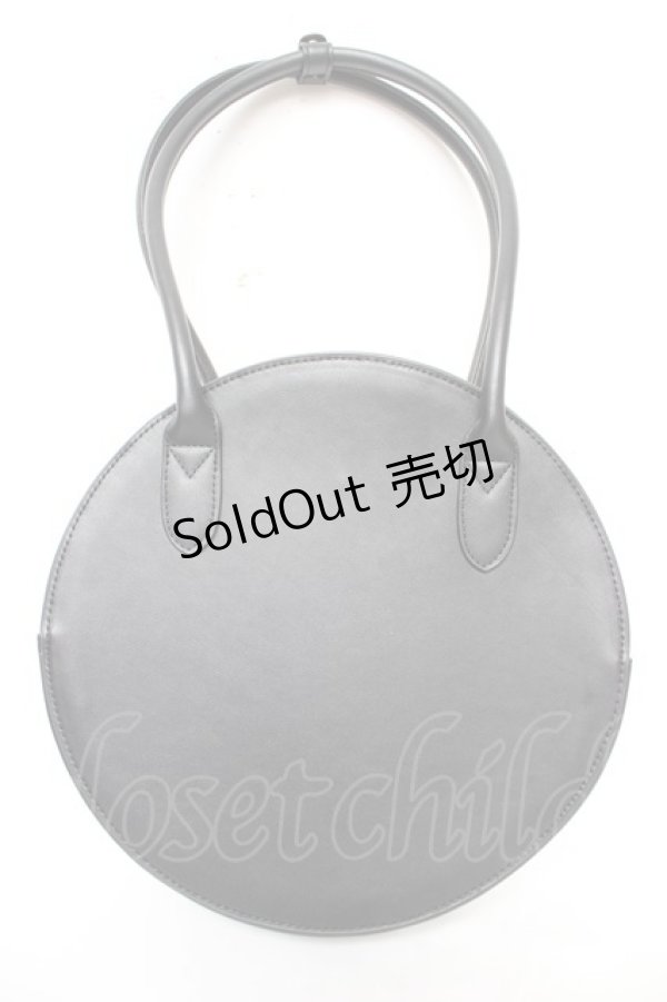 画像2: ｍ petit by misako / AMサークルリボントートバッグ  中黒 Y-26-01-18-017-LO-BG-SZ-ZY (2)